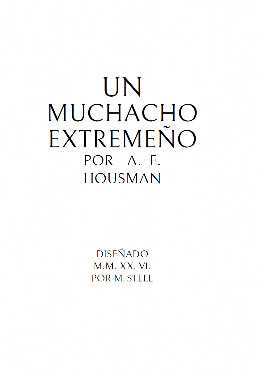 Un Muchacho Extremeño